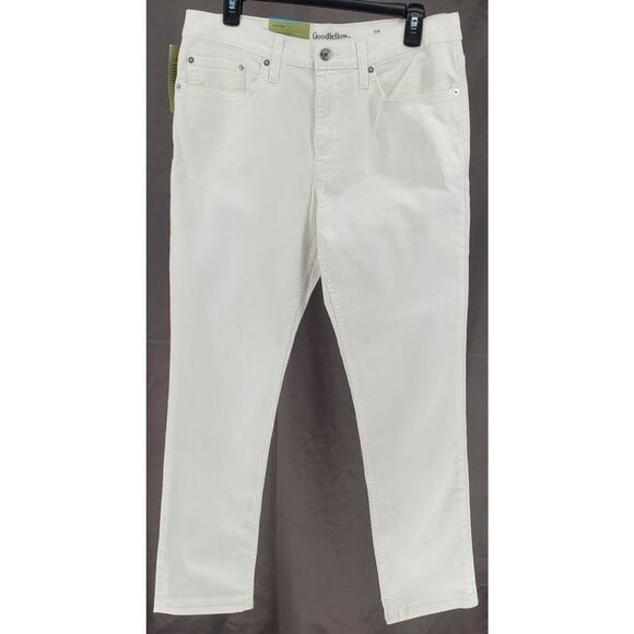 Goodfellow & Co Men's 38W x 32L White Premium Slim Lightweight Denim New - Picture 1 of 5